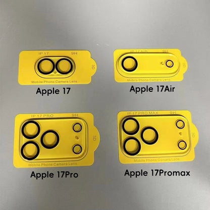 5 Pieces of Tempered Glass Camera Lens Transparent Scratch Resistant Protective Film Suitable for Apple 17 Promax/17 Pro/17 Air